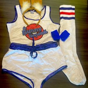 Basketball bunny babe five piece costume set by fashion nova